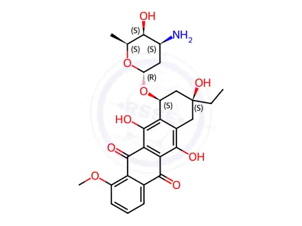 Chemical structure of Daunorubicin EP Impurity G(Hydrochloride)
