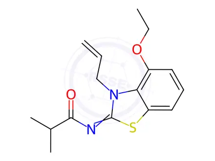 Chemical structure of N-(3-Allyl-4-ethoxybenzo[d]thiazol-2(3H)-ylidene)isobutyramide