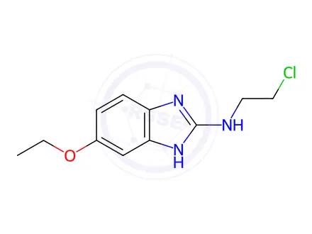 Chemical structure of N-(2-Chloroethyl)-5-ethoxy-1H-benzo[d]imidazol-2-amine