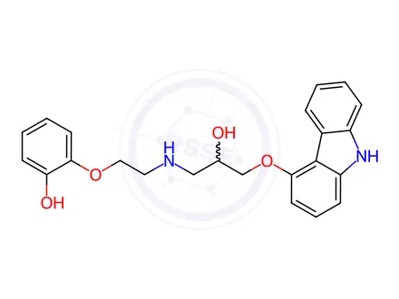 Chemical structure of O-Desmethyl Carvedilol