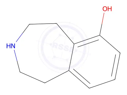 Chemical structure of 2,3,4,5-Tetrahydro-1H-3-benzazepin-6-ol
