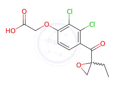 Chemical structure of Ethacrynic Acid Epoxide