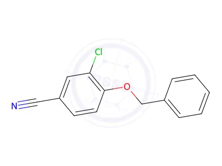 Chemical structure of 4-(Benzyloxy)-3-chlorobenzonitrile