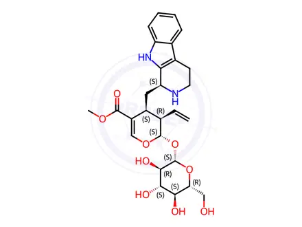 Chemical structure of Strictosidine