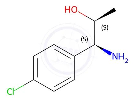 Chemical structure of (1S,2S)-1-AMINO-1-(4-CHLOROPHENYL)PROPAN-2-OL