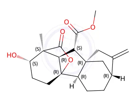 Chemical structure of Gibberellin Related Compound (19124-90-4)