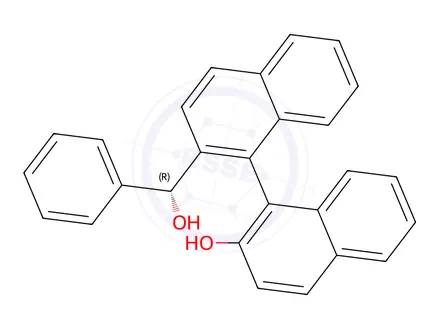 Chemical structure of (S)-2-Hydroxy-2’-[(R)-hydroxy(phenyl)methyl]-[1,1’-binaphthalene]