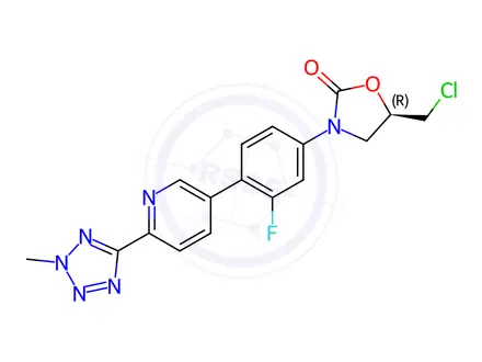 Chemical structure of Tedizolid 5-Chloromethyl Impurity