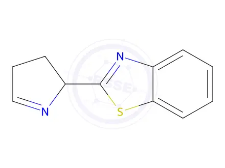 Chemical structure of Benzothiazole, 2-(3,4-dihydro-2H-pyrrol-2-yl)-(9CI)