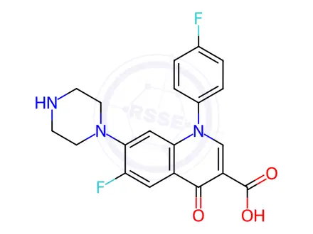 Chemical structure of Sarafloxacin