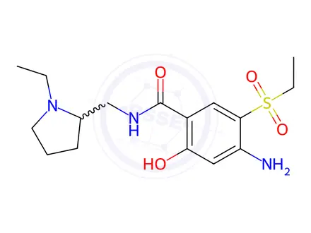 Chemical structure of Amisulpride Impurity B