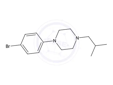Chemical structure of 1-(4-Bromophenyl)-4-isobutylpiperazine