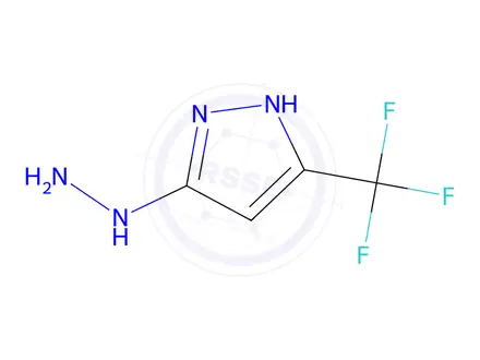 Chemical structure of 3-Hydrazinyl-5-(trifluoromethyl)pyrazole