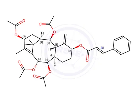 Chemical structure of 7-Deacetoxytaxinine J