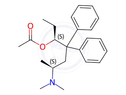 Chemical structure of Levacetylmethadol