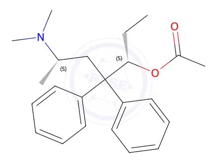 Chemical structure of Levacetylmethadol