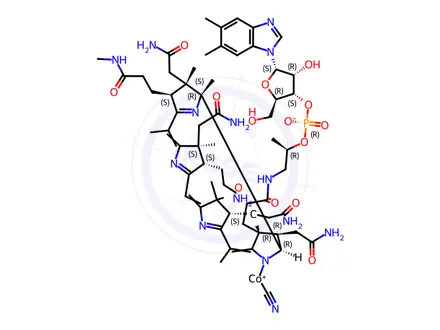Chemical structure of Vitamin B12 EP Impurity C