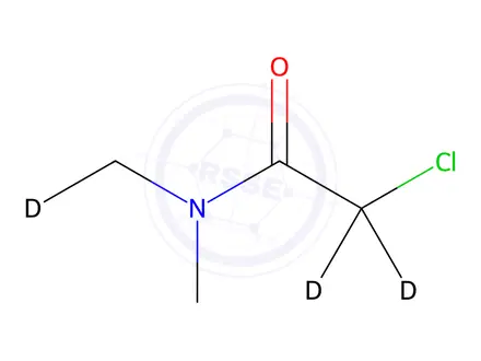 Chemical structure of N,N-Dimethyl-d3-chloroacetamide (N-methyl-d3)