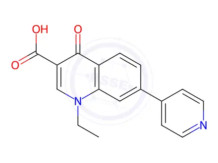 Chemical structure of Rosoxacin