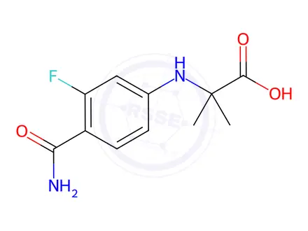 Chemical structure of Enzalutamide Impurity 120