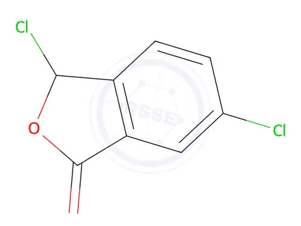 Chemical structure of 3,6-Dichlorophthalide