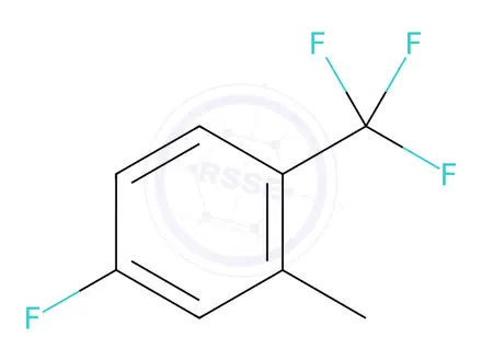 Chemical structure of 4-Fluoro-2-methylbenzotrifluoride