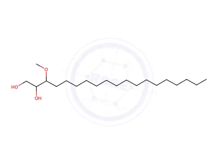 Chemical structure of 1-O-Hexadecyl-2-O-methyl-sn-glycerol