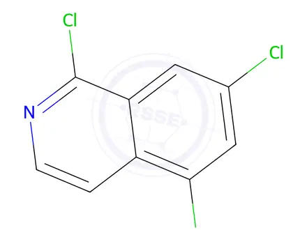 Chemical structure of 1,5,7-Trichloroisoquinoline