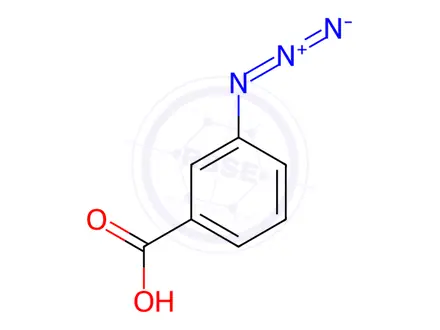 Chemical structure of 3-Azidobenzoic Acid