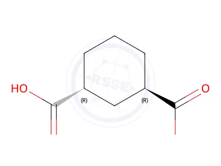 Chemical structure of 1,3-Cyclohexanedicarboxylic acid, (1R,3R)-rel-