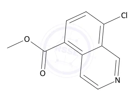 Chemical structure of Methyl 8-chloroisoquinoline-5-carboxylate