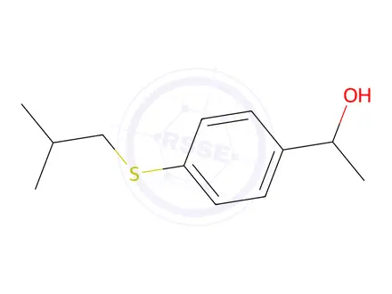 Chemical structure of 1-(4-(Isobutylthio)phenyl)ethanol