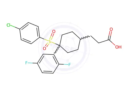 Chemical structure of MK-0752