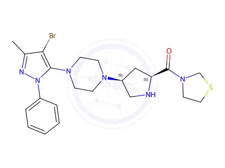 Chemical structure of Teneligliptin Impurity 10