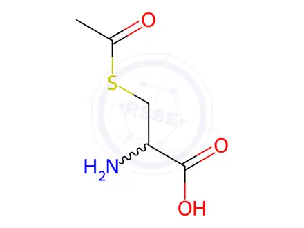 Chemical structure of Acetylcysteine Impurity 400