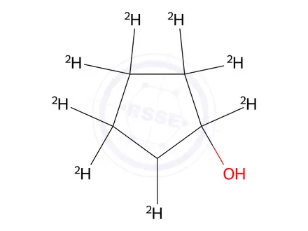 Chemical structure of Cyclopentanol-d8