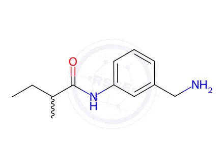 Chemical structure of N-[3-(Aminomethyl)phenyl]-2-methylbutanamide