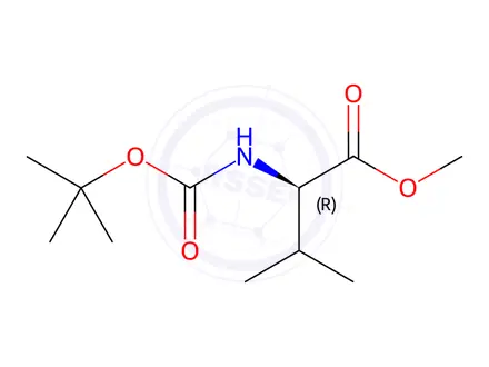 Chemical structure of Valine Impurity 75