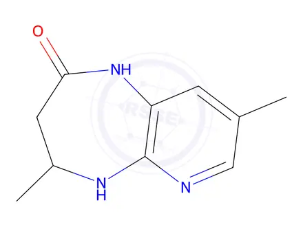 Chemical structure of 4,8-dimethyl-1H,2H,3H,4H,5H-pyrido[2,3-b][1,4]diazepin-2-one