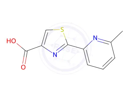 Chemical structure of 2-(6-Methylpyridin-2-yl)-1,3-thiazole-4-carboxylic acid