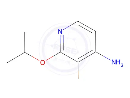 Chemical structure of 3-Bromo-2-isopropoxy-pyridin-4-ylamine