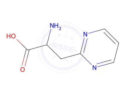 Chemical structure of 2-Amino-3-(pyrimidin-2-yl)propanoic acid