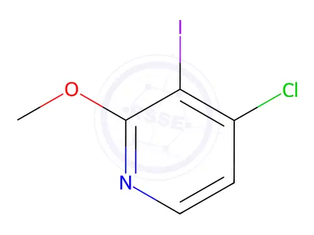 Chemical structure of 4-Chloro-3-iodo-2-methoxypyridine