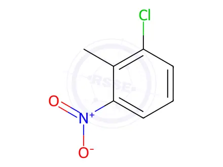 Chemical structure of 2-chloro-6-nitrotoluene
