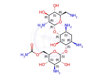 Chemical structure of Kanamycin Sulfate Impurity 9
