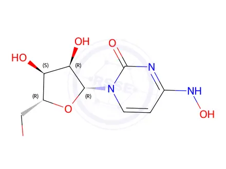 Chemical structure of MolnupiravirImpurity1