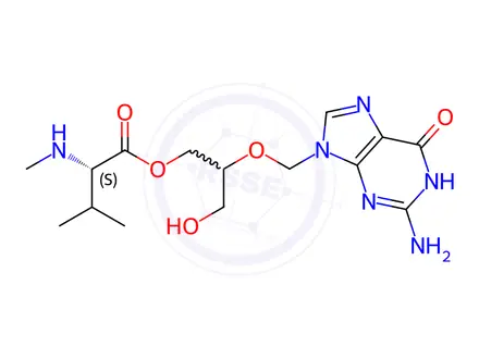 Chemical structure of Valganciclovir Impurity 9 Monomer