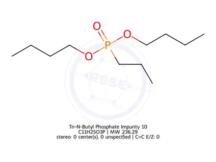 Chemical structure of Tri-N-Butyl Phosphate Impurity 10