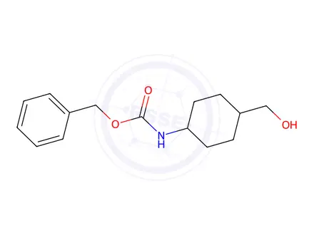 Chemical structure of Benzyl (trans-4-(hydroxymethyl)cyclohexyl)carbamate