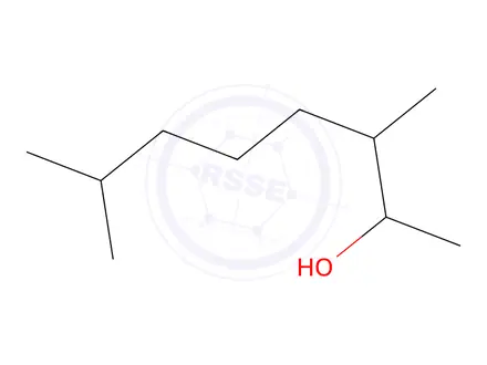 Chemical structure of 3,7-dimethyloctan-2-ol
